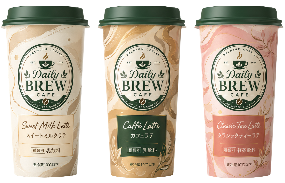 DAILY BREW Café ドリンクラインナップ